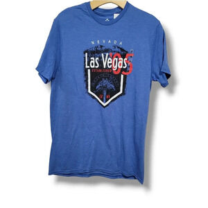 Las Vegas Nevada Mojave Desert '05 blue t-shirt  - medium